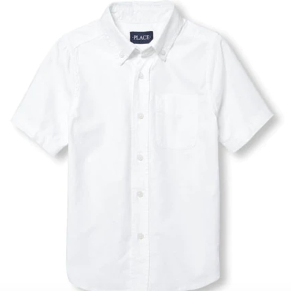 Children's Place Other - NWT Boys Uniform Short Sleeve Button-Down Shirt Children's Place Other - NWT Boys Uniform Short Sleeve Button-Down Shirt